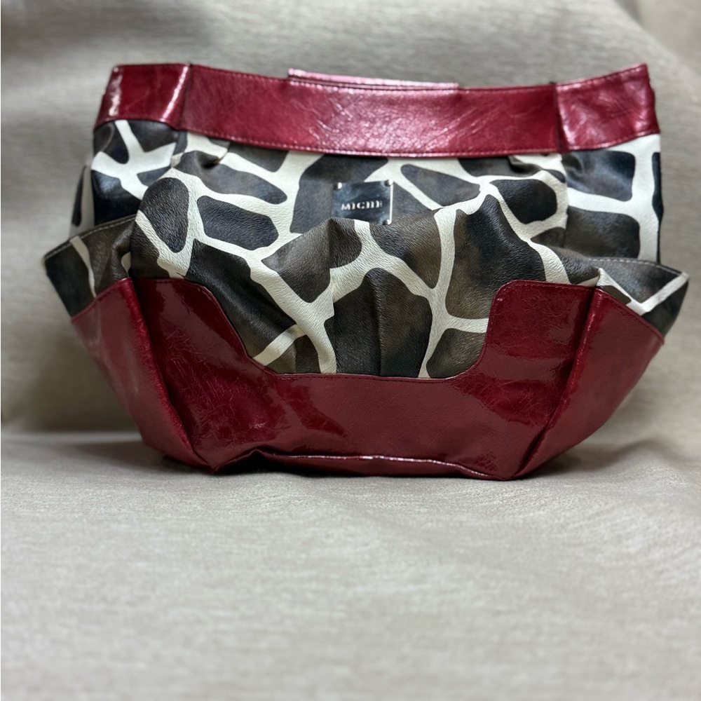 Miche Red and Brown Shoulder Bag